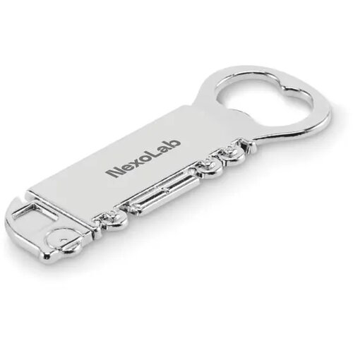 Flesopener in vrachtwagenvorm Mytruck mat zilver