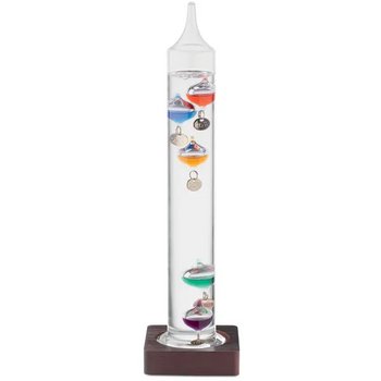 Galileo thermometer glas 28cm Gali transparant
