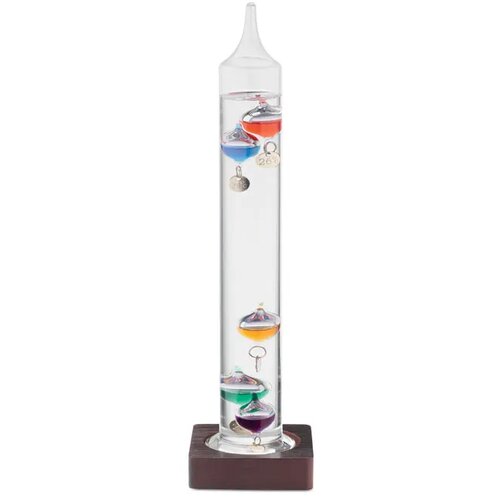Galileo thermometer glas 28cm Gali transparant