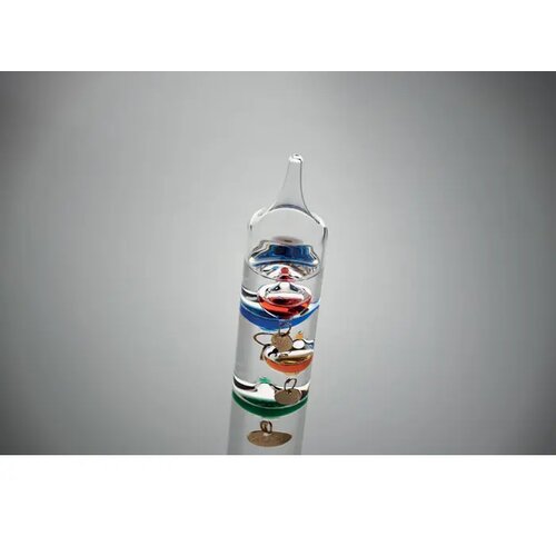 Galileo thermometer glas 28cm Gali transparant
