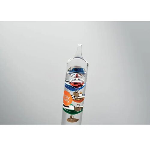 Galileo thermometer glas 28cm Gali transparant