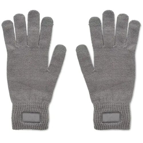 Gebreide handschoenen van rpet Handnit steengrijs