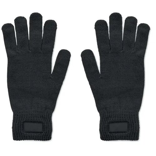 Gebreide handschoenen van rpet Handnit zwart