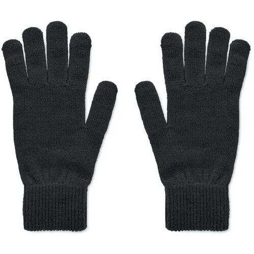 Gebreide handschoenen van rpet Handnit zwart