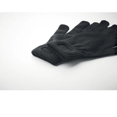 Gebreide handschoenen van rpet Handnit zwart