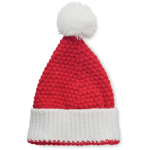 Gebreide kerstmuts Auriga rood