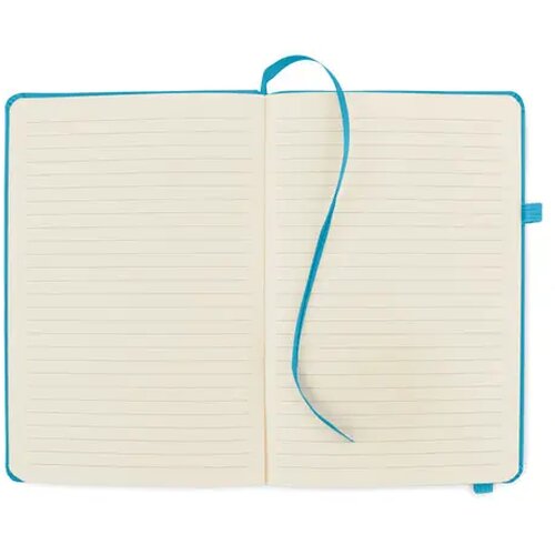 Gerecycled pu a5 notitieboek Arpu turquoise