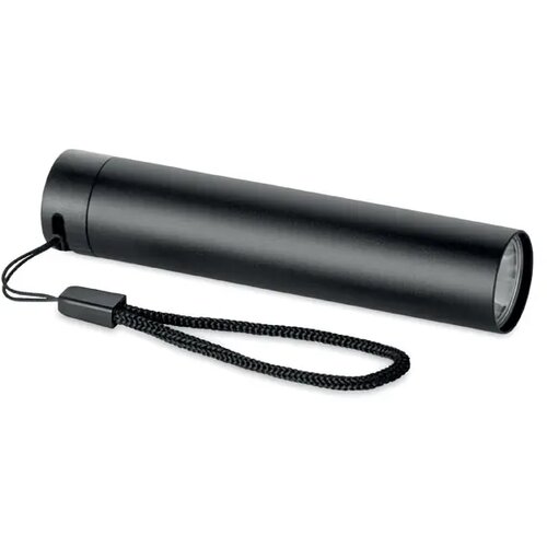 Gerecyclede aluminium zaklamp Lume zwart