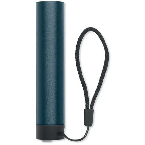 Gerecyclede aluminium zaklamp Lume marineblauw