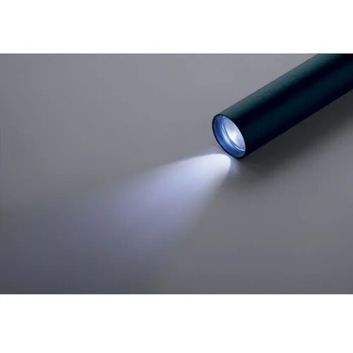 Gerecyclede aluminium zaklamp Lume marineblauw