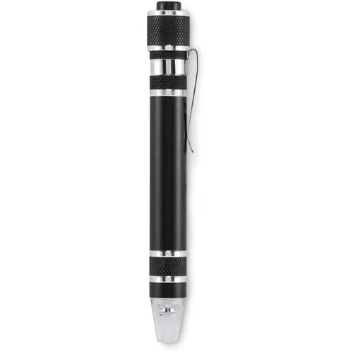 Gerecycleerde multi tool pen Tubular zwart