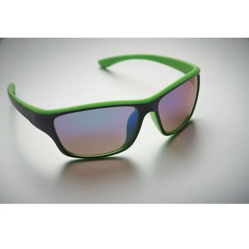 Gespiegelde sportzonnebril uv40 Yuma limoen