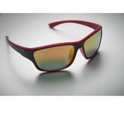 Gespiegelde sportzonnebril uv40 Yuma rood