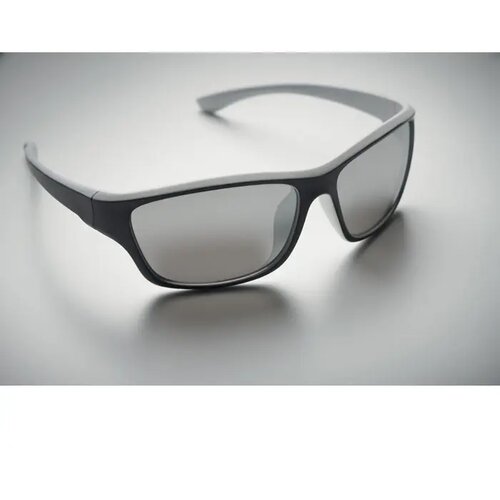 Gespiegelde sportzonnebril uv40 Yuma wit