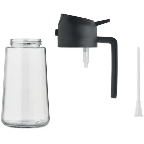 Glazen olie dispenser & spray Dip zwart