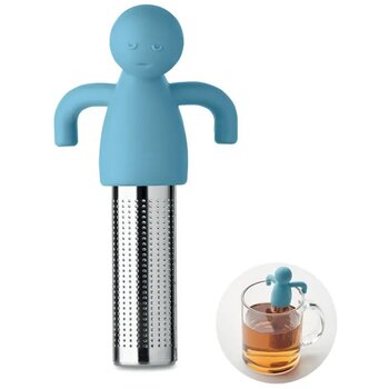 Grappige thee-infuser Ninot babyblauw