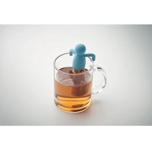 Grappige thee-infuser Ninot babyblauw