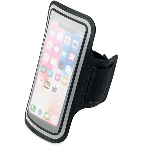 Grote neopreen telefoonhoes Armphone + zwart
