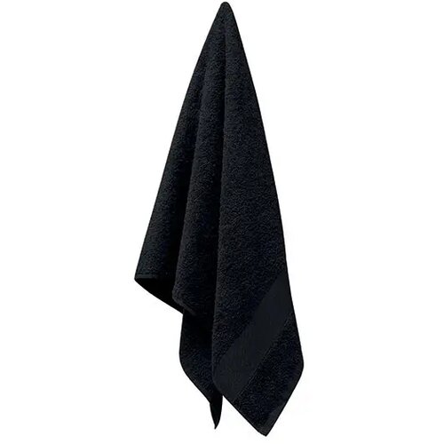 Handdoek organisch 100x50 Terry zwart