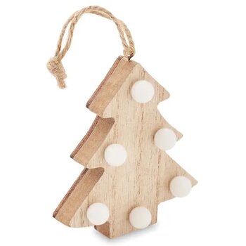 Houten boom met lichtjes Lulie hout Houten boom met lichtjes Lulie hout