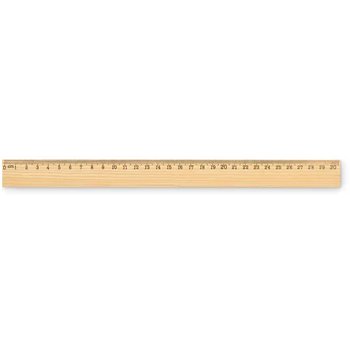 Houten liniaal 30cm Ruler30 hout