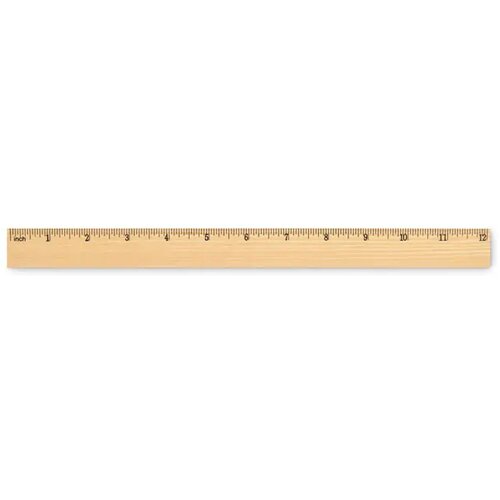 Houten liniaal 30cm Ruler30 hout