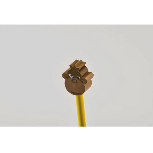 Houten potlood met dierenvorm Circo geel