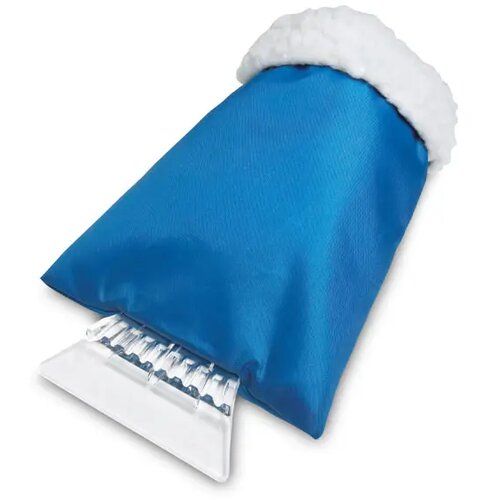 Ijskrabber met handschoen Warmix blauw