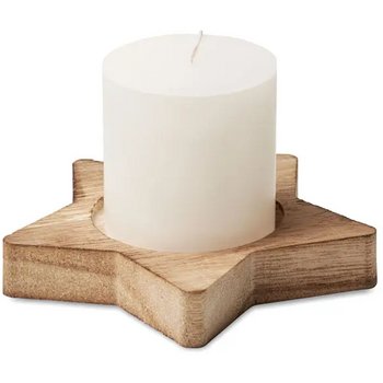 Kaars stervormige houten Lotus hout Kaars stervormige houten Lotus hout