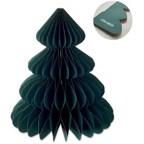 Kerstboomdecoratie van papier Harmobig groen
