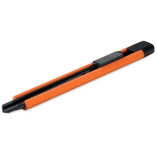 Klein intrekbaar afbreekmes Blade oranje