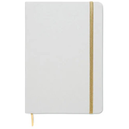 Kleur onthullend a5 notitieboek Route white goud