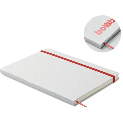 Kleur onthullend a5 notitieboek Route white rood
