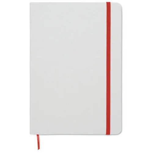 Kleur onthullend a5 notitieboek Route white rood