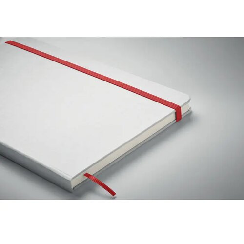 Kleur onthullend a5 notitieboek Route white rood
