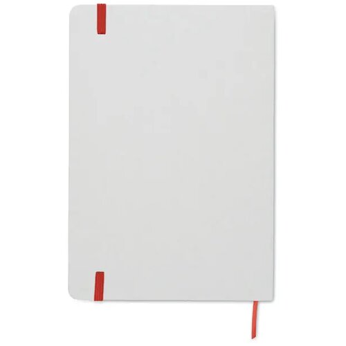 Kleur onthullend a5 notitieboek Route white rood