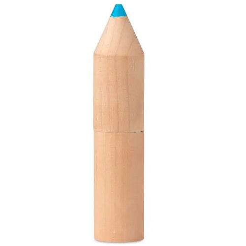Kleurpotloodjes in houder Petit coloret hout