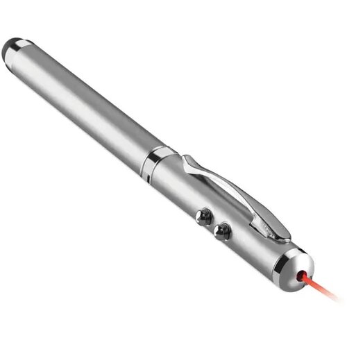 Laser pointer touch pen Triolux mat zilver