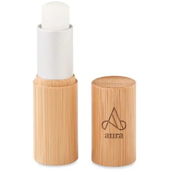 Lippenbalsem in bamboe tube Gloss lux hout