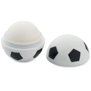 Lippenbalsem voetbal Ball wit/zwart