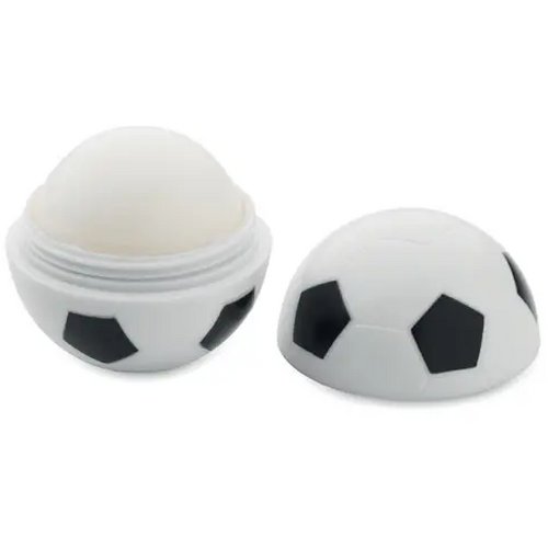 Lippenbalsem voetbal Ball wit/zwart