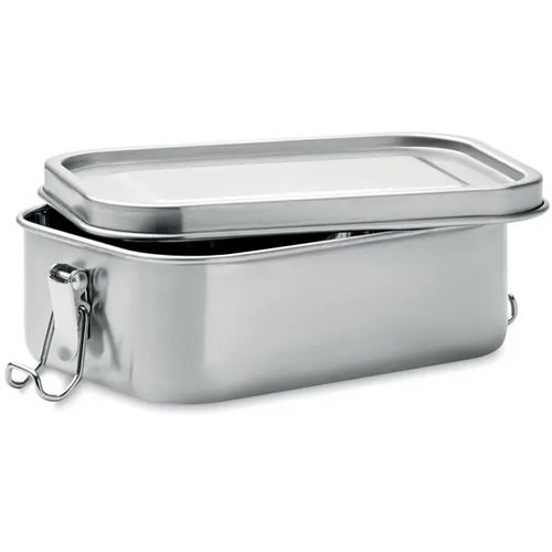 Lunchbox 750ml Gobuddy mat zilver