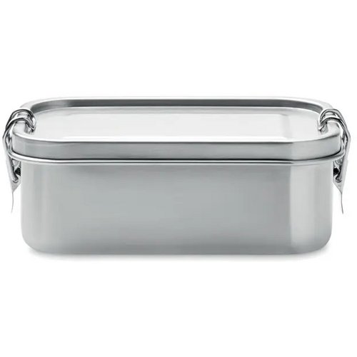 Lunchbox 750ml Gobuddy mat zilver