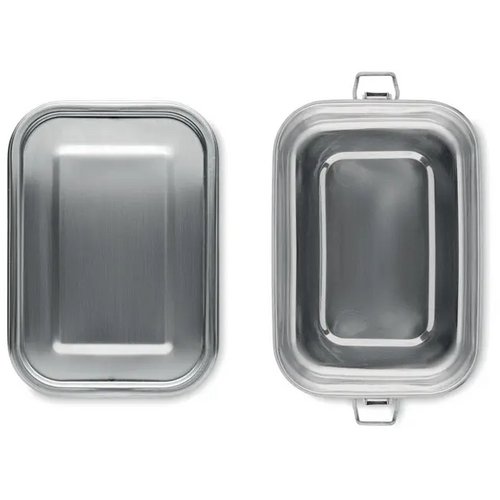 Lunchbox 750ml Gobuddy mat zilver