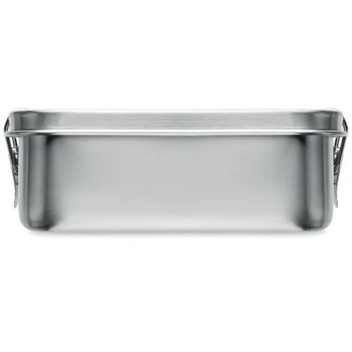 Lunchbox 750ml Gobuddy mat zilver