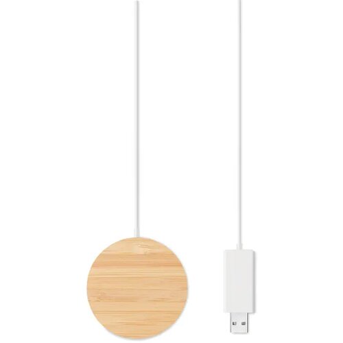 Magnetische draadloze oplader Rundo mag hout