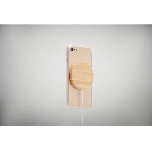 Magnetische draadloze oplader Rundo mag hout