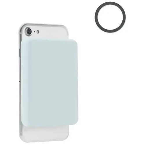 Magnetische lader 15w Doubletic babyblauw
