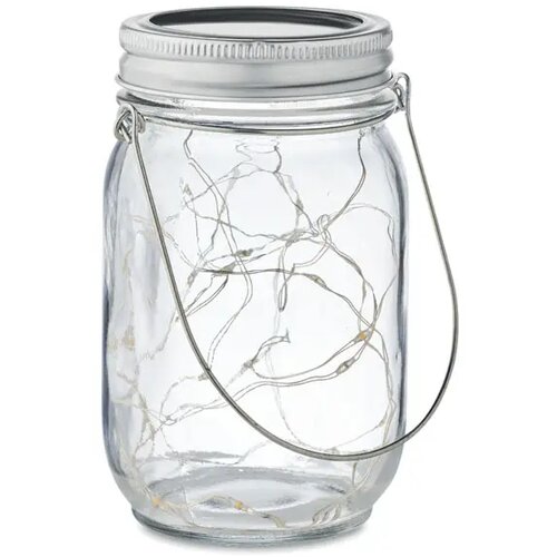 Mason jar solar buitenlamp Pot lamp transparant