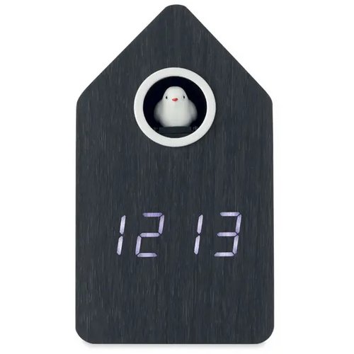 Mdf koekoekswekker Cuckoo bird zwart